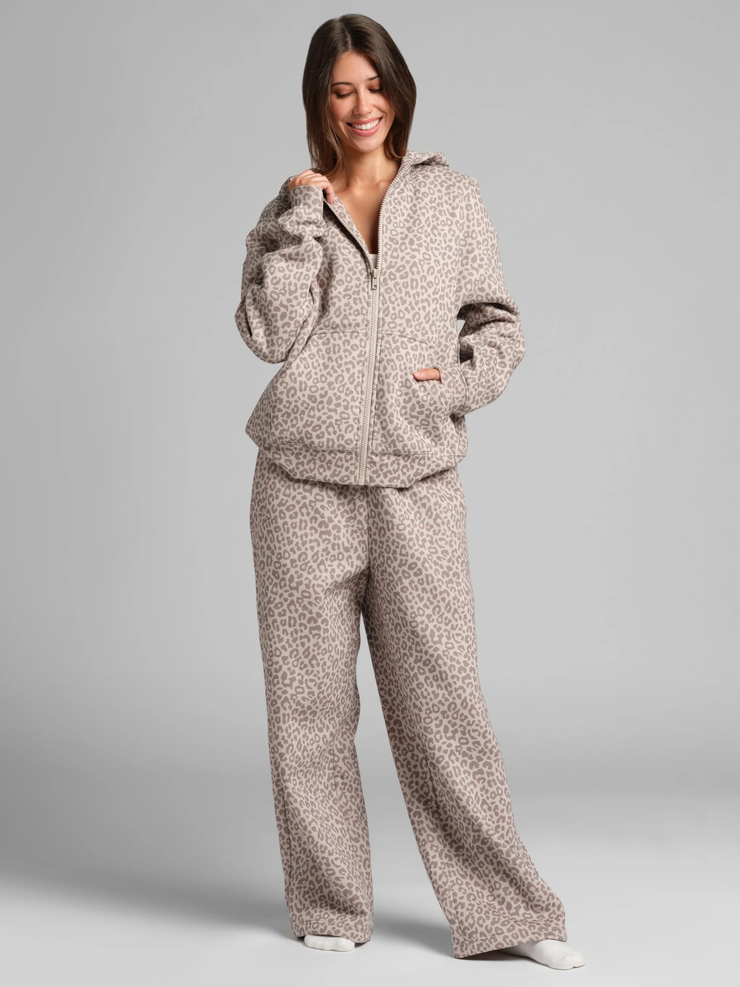 Basic Crop Zip Hoodie - Image 27
