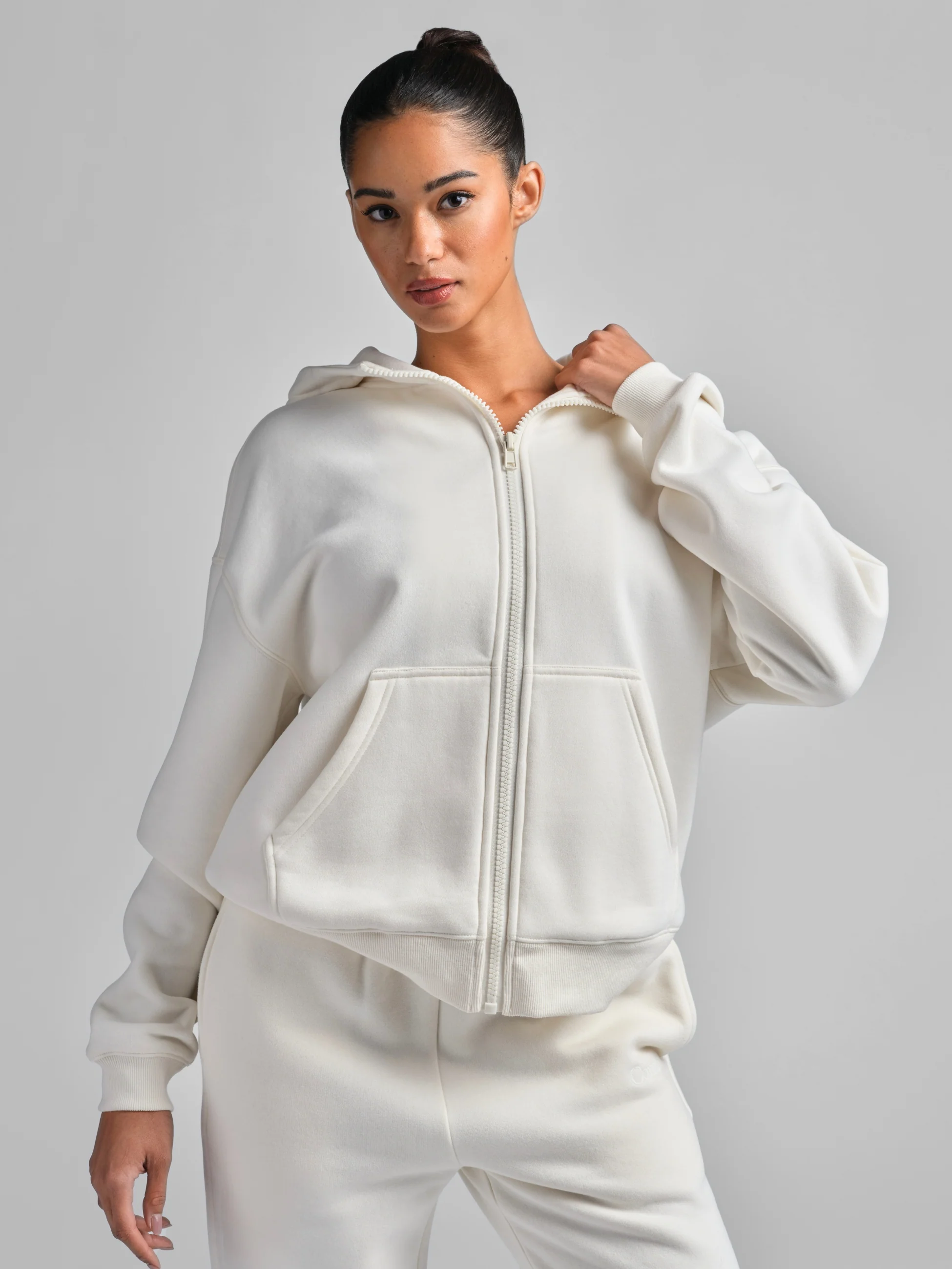 Basic Crop Zip Hoodie - Pre Order - Image 6