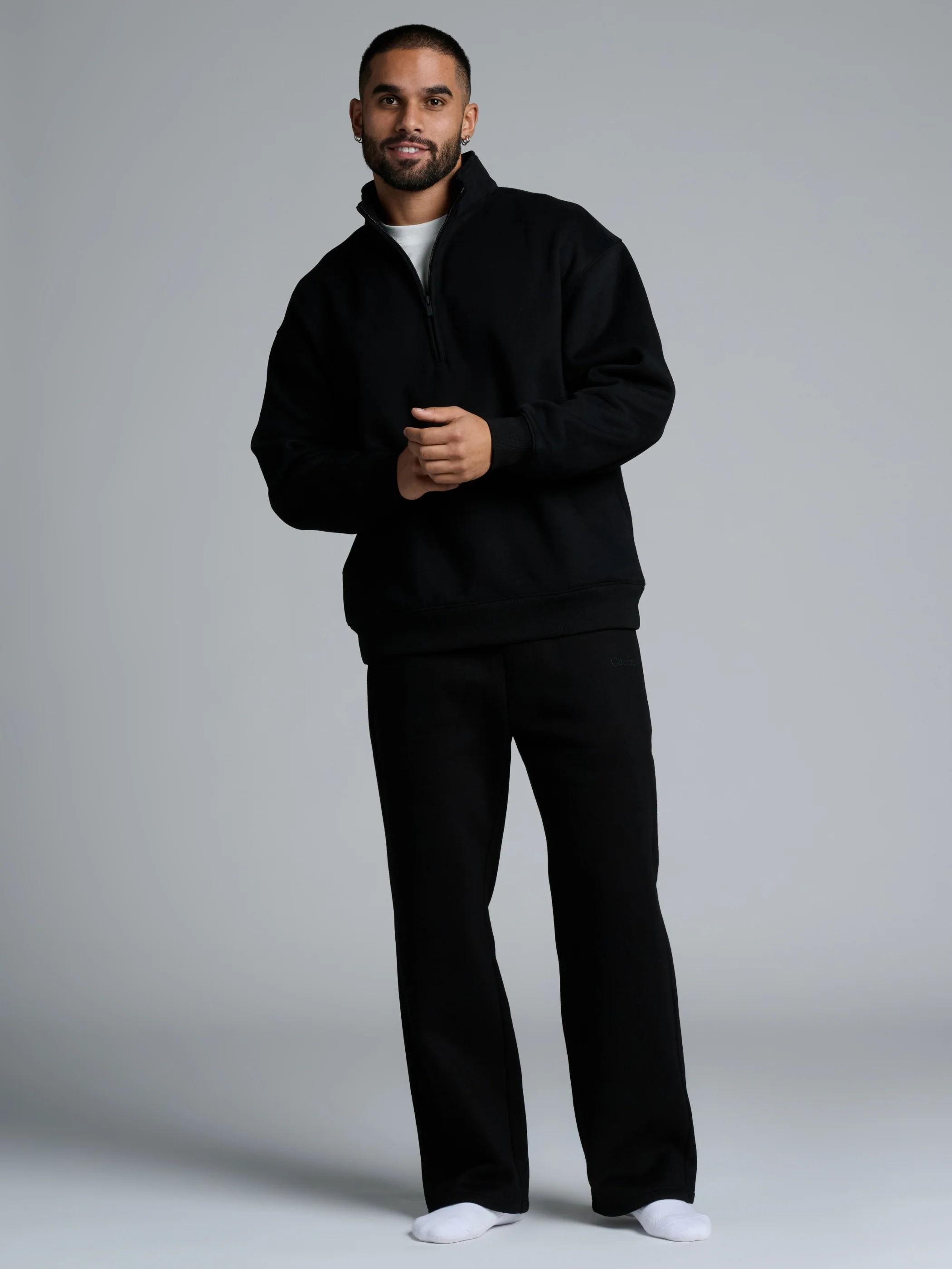 Basic Quarter Zip Mock Neck - Pre Order - Image 21