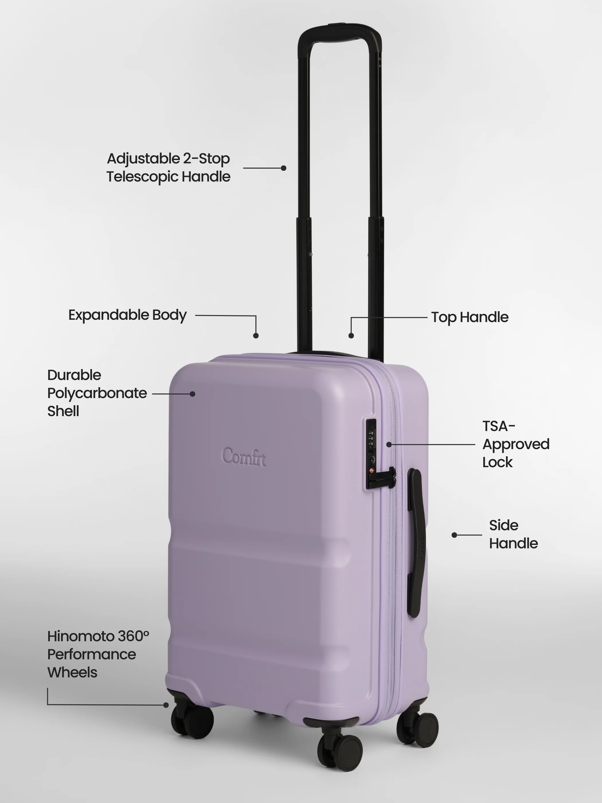Carry-On Companion Luggage - Image 47