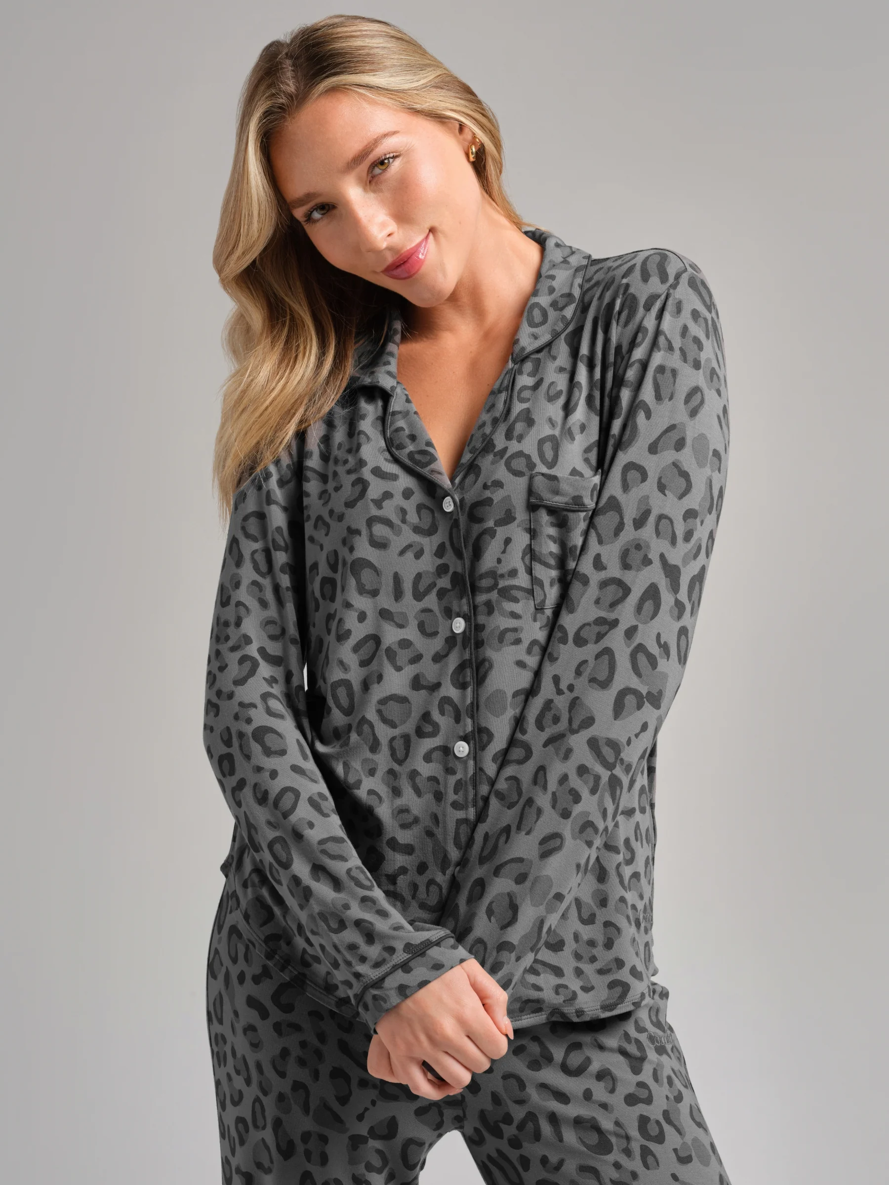 Luna Lounge Long Sleeve Pant PJ Set - Image 74