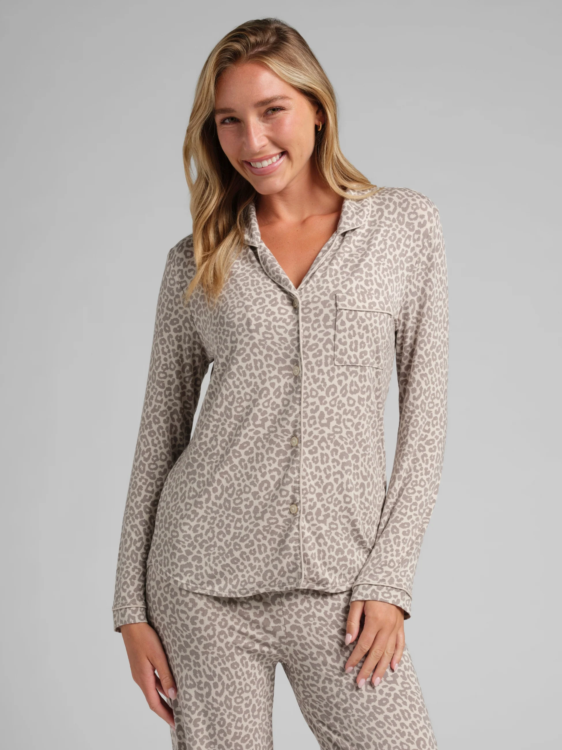 Luna Lounge Long Sleeve Pant PJ Set - Image 88