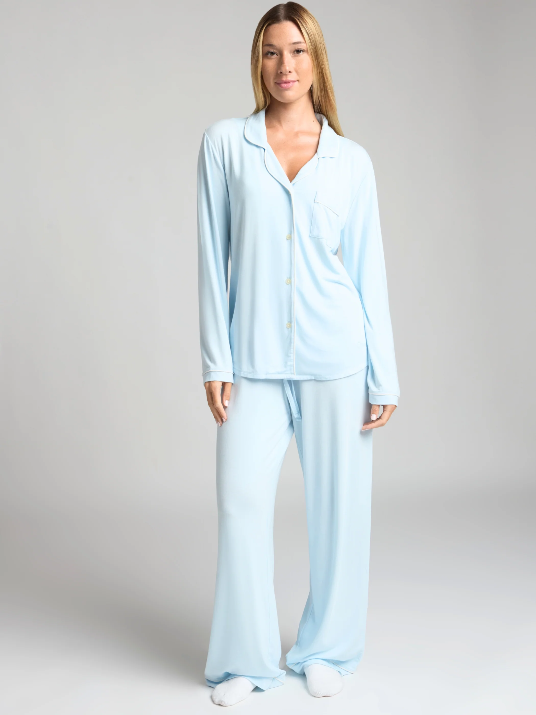 Luna Lounge Long Sleeve Pant PJ Set - Pre Order - Image 29