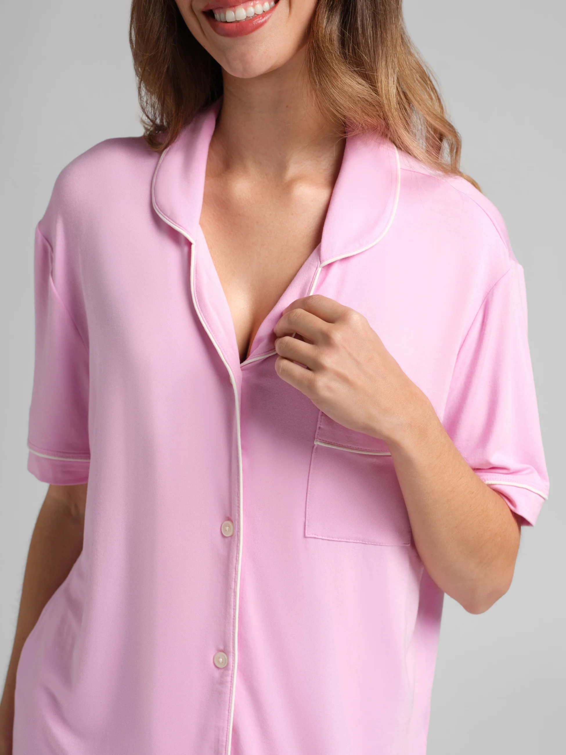 Luna Lounge Short Sleeve Short PJ Set - Pre Order - Image 26