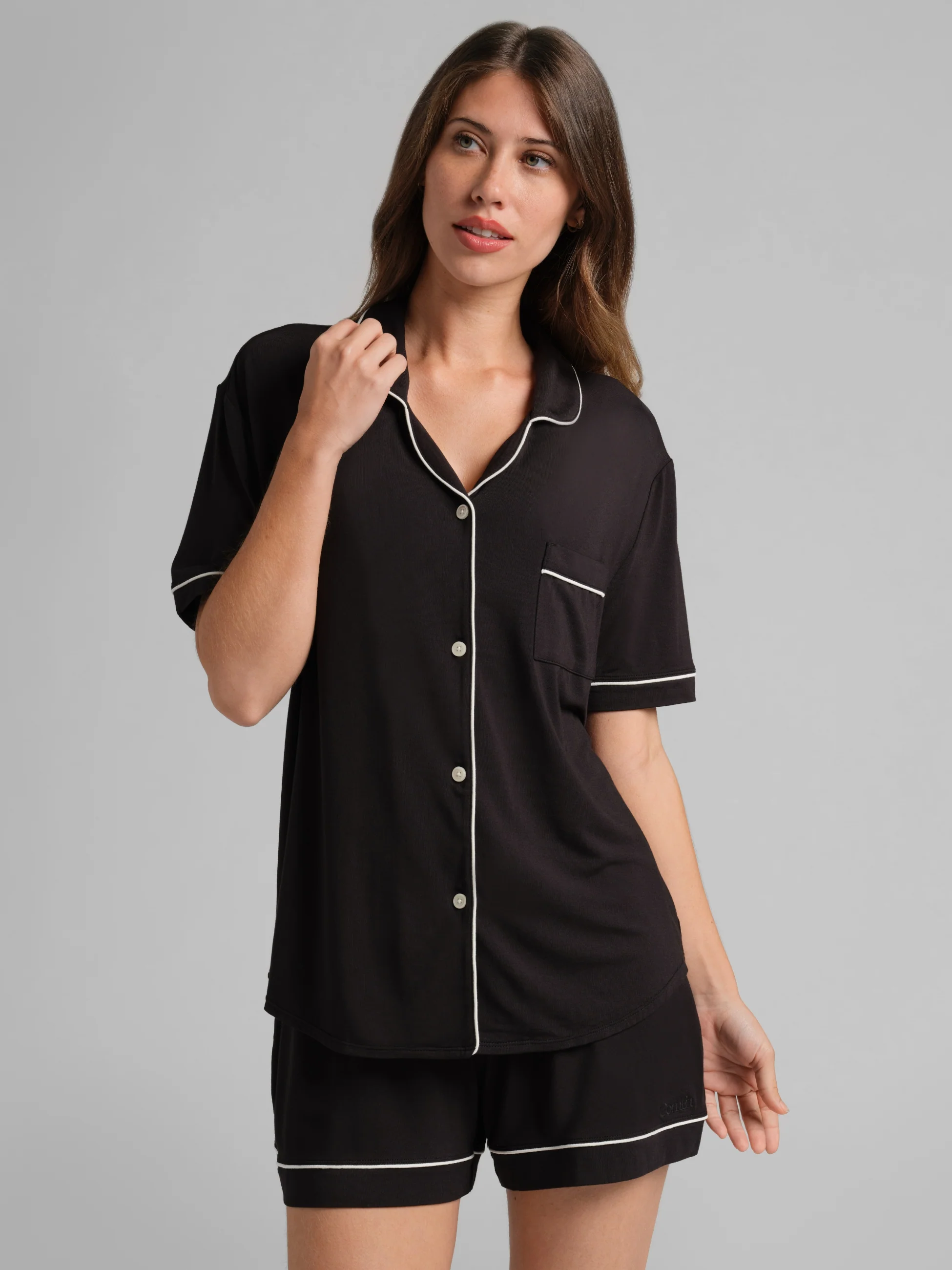 Luna Lounge Short Sleeve Short PJ Set - Pre Order - Image 5