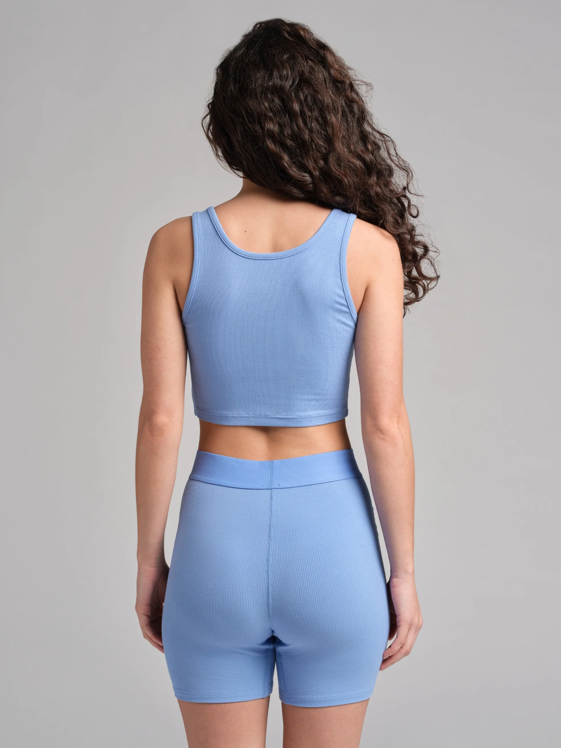 Rib Contour Crop Tank - Image 77