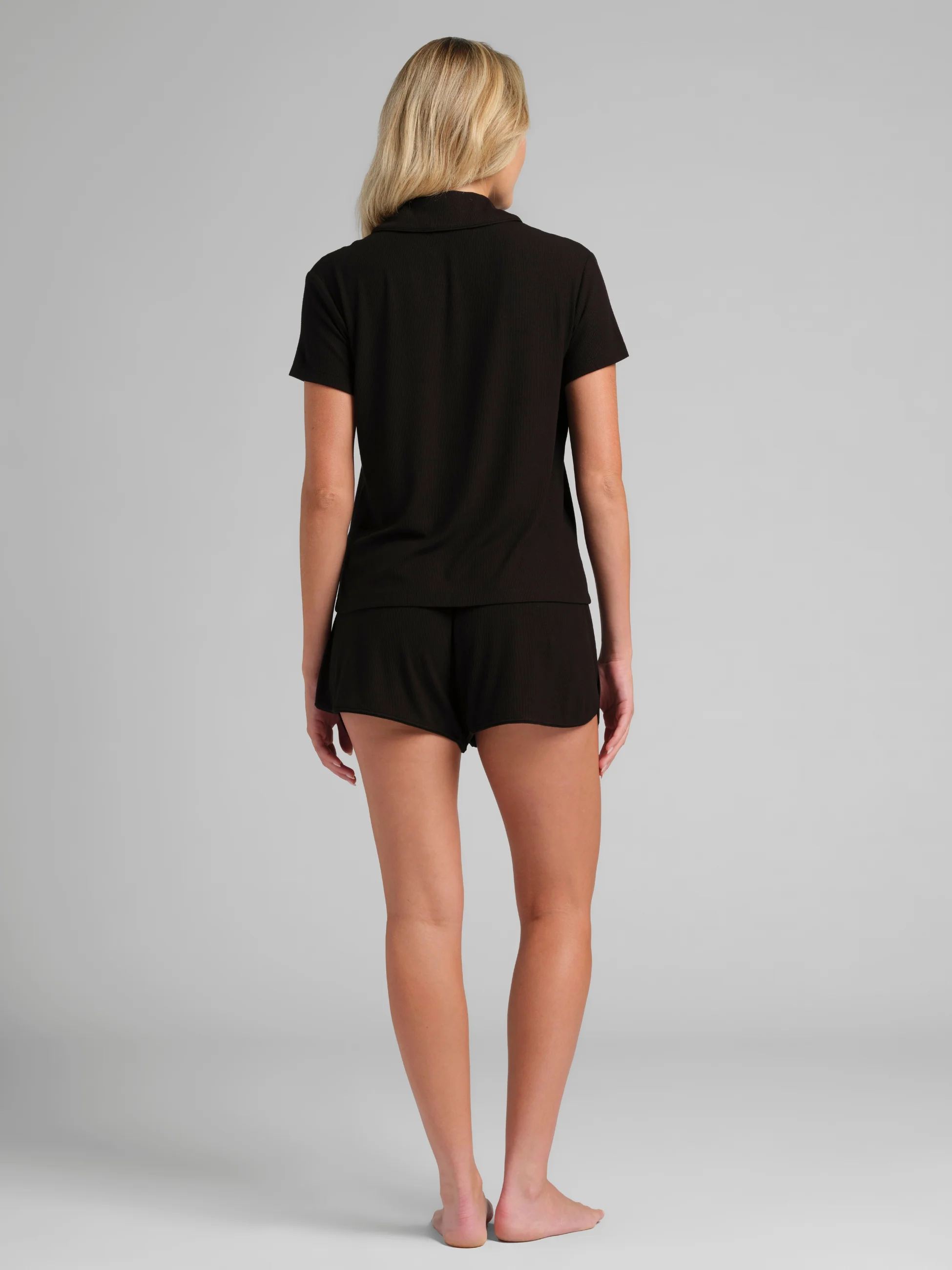 Slinky Rib Short Sleeve PJ Set - Image 27
